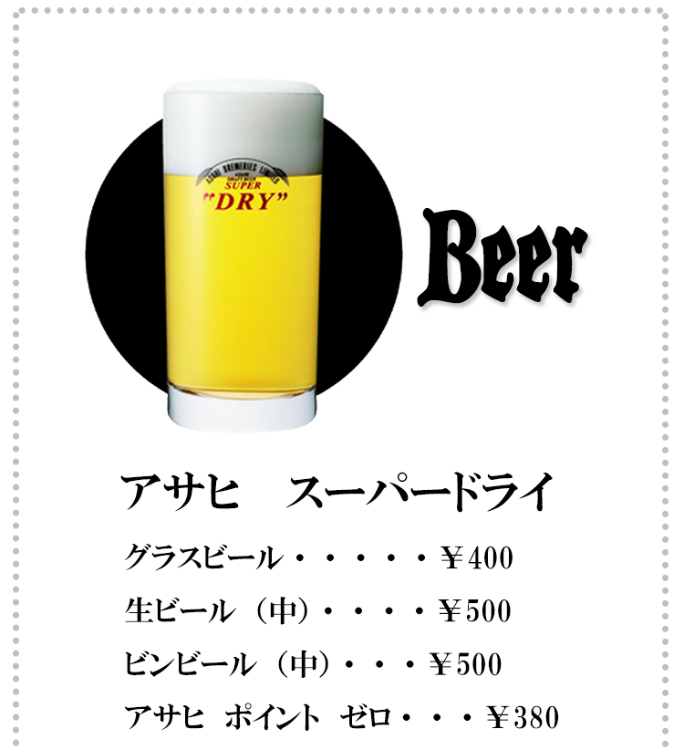 ビールの種類と価格
